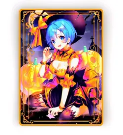 Anime Waifu Card TCG | Rem - Re:Zero | SSR [ METAL CARD ] Sexy Anime Girl Hentai - Image 1