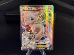 Pokemon TCG Holo Ultra Rare Full Art Mew EX XY126 Black Star Promo Card LP-NM - Image 1