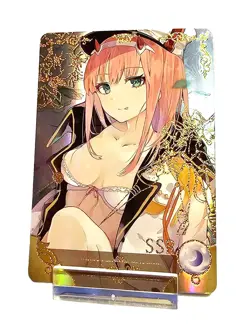 Goddess Story Waifu Card TCG | Zero Two - Code 002 - DARLING in the FRANXX | SSR - Image 1