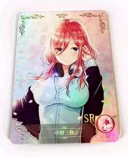 Goddess Story Waifu Card TCG | Miku Nakano - Quintessential Quintuplets | SR - Image 1