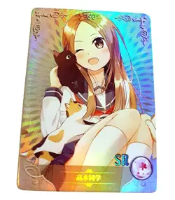 Goddess Story Waifu Card TCG | Takagi - Teasing Master | SR | NS-07-041 - Image 1