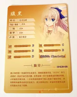 Goddess Story Waifu Card TCG | Nao Tomori - Charlotte | SR | NS-2M03-053 - Image 2
