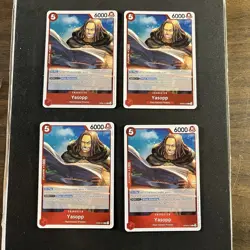 4x OP09-013 Yasopp R Playset - One Piece Card Game TCG - English - Image 1