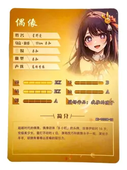 Goddess Story Waifu Card TCG | Ai Hoshino - Oshi no Ko | SSR | NS-10SSR-02 - Image 3
