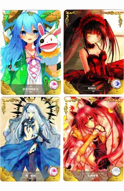 Goddess Story Waifu Card TCG | Date A Live - Waifu Collection | CARD SET [ 4x ] - Image 2