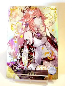 Goddess Story Waifu Card TCG | Yae Miko - Genshin Impact | SSR | NS-11SSR-12 - Image 1
