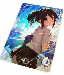 Goddess Story Waifu Card TCG | Mitsuha Miyamizu - Your Name. | SR | NS-2M10SR-12 - Image 2