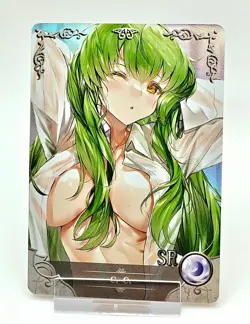 Goddess Story Waifu Card TCG | C. C. - Code Geass | SR | NS-5M08SR-03 - Image 1