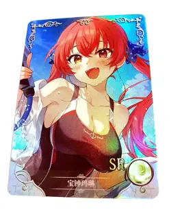Goddess Story Waifu Card TCG | Houshou Marine - hololive | SR | NS-10SR-34 - Image 1