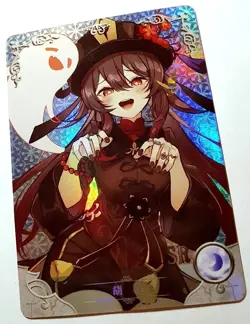 Goddess Story Waifu Card TCG | Hu Tao - Genshin Impact | SR | NS-09SR-16 - Image 1