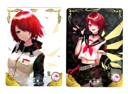 Goddess Story Waifu Card TCG | Arknights - Exusiai | CARD SET [ 2 cards ] - Image 2