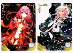 Goddess Story Waifu Card TCG | Guilty Crown - Inori Yuzuriha | CARD SET [ 2x ] - Image 1