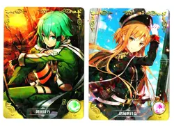 Goddess Story Waifu Card TCG | Sword Art Online SAO - CARD SET [ Asuna & Sinon ] - Image 2