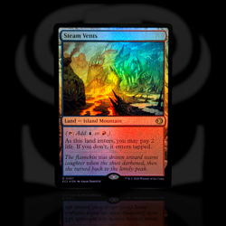 Steam Vents ~Foil~ Lorwyn Eclipsed ~ Shock Land ~ Island Mountain ~ MTG ECL - Image 1