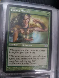 Magic The Gathering MTG ESSENCE WARDEN Planar Chaos NM Near Mint - Image 1