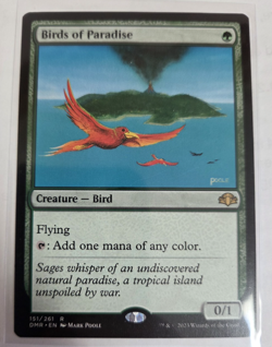 MTG, Birds of Paradise-Dominaria Remastered Regular NM - Image 1