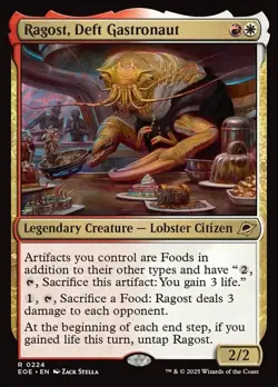 Ragost, Deft Gastronaut *** FOIL *** - MTG EOE Edge of Eternities - NM/MINT - Image 1