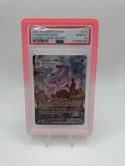 Espeon Vmax Alt Art 270/264 Pokemon: Fusion Strike (PSA 10 💎 Mint) - Image 1