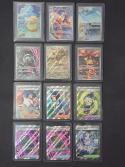 Pokemon Ascended Heroes 12 Card Lot - Mega Attack Illustration Rares CLEAN CARDS - Image 1