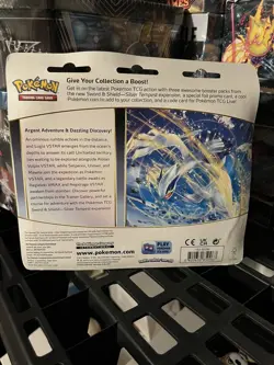 Pokemon TCG Silver Tempest Togetic Promo 3 Booster Blister Pack New Sealed - Image 2