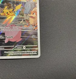 Pokemon TCG Pikachu 173/165 Sv: Scarlet & Violet 151 Illustration Rare Near Mint - Image 4