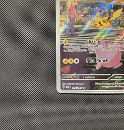 Pokemon TCG Pikachu 173/165 Sv: Scarlet & Violet 151 Illustration Rare Near Mint - Image 5