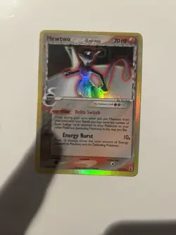 Mewtwo (Delta Species) 12/113 Holo Rare Pokemon Card LP - Image 1