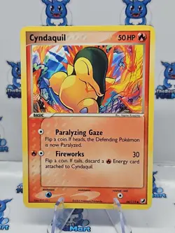 Pokemon Cyndaquil EX Unseen Forces 54/115 LP - Image 1