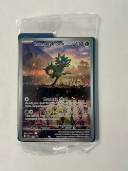 Teal Mask Ogerpon 123 - Scarlet & Violet Black Star Promo Pokemon TCG SEALED - Image 1