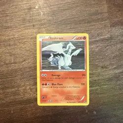 Pokemon TCG Reshiram Holo Rare Black White 26/114 LP - Image 1