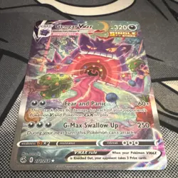 Pokemon Gengar VMAX Single Strike Secret Rare Fusion Strike 271/264 320 HP Card - Image 3