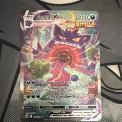 Pokemon Gengar VMAX Single Strike Secret Rare Fusion Strike 271/264 320 HP Card - Image 4