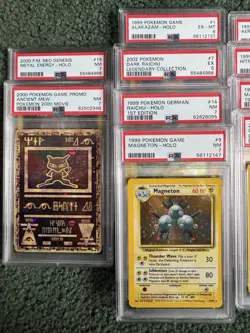 PSA Graded Vintage Pokemon Card Lot(1999–2002)Base Set,Fossil Set - Image 3