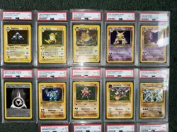 PSA Graded Vintage Pokemon Card Lot(1999–2002)Base Set,Fossil Set - Image 5