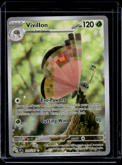 Vivillon 193/191 Sv08: Surging Sparks Pokemon tcg 2024 illustration rare - Image 1