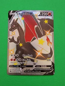 Pokemon TCG Charizard V (Secret) 79/73 Champions Path Holo LP+ - Image 1