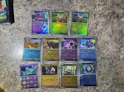 Pokemon Card Lot Of 55 (POKEBALL, V, Vstar, Vmax, Ex) All NM And Sleeved - Image 2