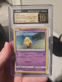 ENGLISH Pokemon TCG Drowzee Classic: Blastoise Holo 011/032 Mint Pristine 10 - Image 1