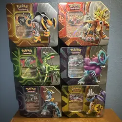 Pokemon Paradox Destinies Tins SEALED | COMPLETE SET of 6 Tins (30 Packs) - Image 1