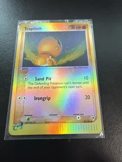Pokemon TCG Trapinch Reverse Holo Sandstorm 82/100 Common NM+ - Image 1