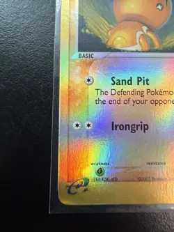 Pokemon TCG Trapinch Reverse Holo Sandstorm 82/100 Common NM+ - Image 2
