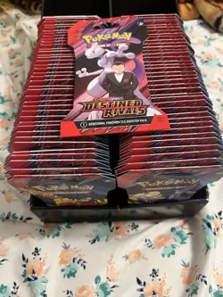 83 sleeved Pokemon Scarlet & Violet Destined Rivals packs. - Image 2