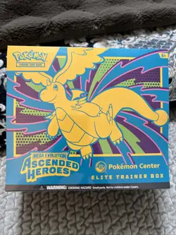 Pokemon Center TCG ETB Mega Evolution Ascended Heroes New Sealed In Hand - Image 1