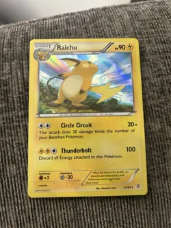 Pokemon TCG - Generations - Raichu Holo Rare 27/83 - NM - Image 1