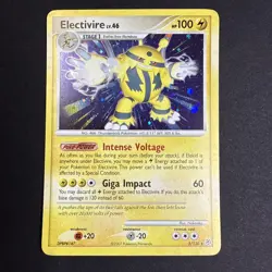 2007 Pokemon TCG Diamond Pearl Electivire Holo Rare 3/130 HOLO BLEED ERROR NM/LP - Image 1