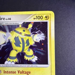 2007 Pokemon TCG Diamond Pearl Electivire Holo Rare 3/130 HOLO BLEED ERROR NM/LP - Image 5