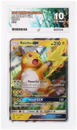 Raichu GX 29/73 Pokemon Shining Legends - ACE 10 - Image 1