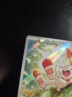 Pokemon TCG Scorbunny Ascended Heroes Full Art Illustration Rare Mint Pack Fresh - Image 4