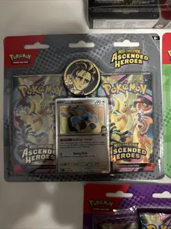 Pokemon Ascended Heroes Bundle- ETB, Tech Sticker, 2 -Two Pack Blister - Image 3