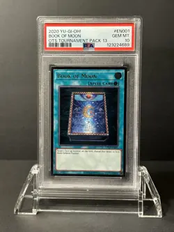 Yugioh Book of Moon OP13 - EN001 OTS 13 Ultimate Rare PSA 10 - Image 1